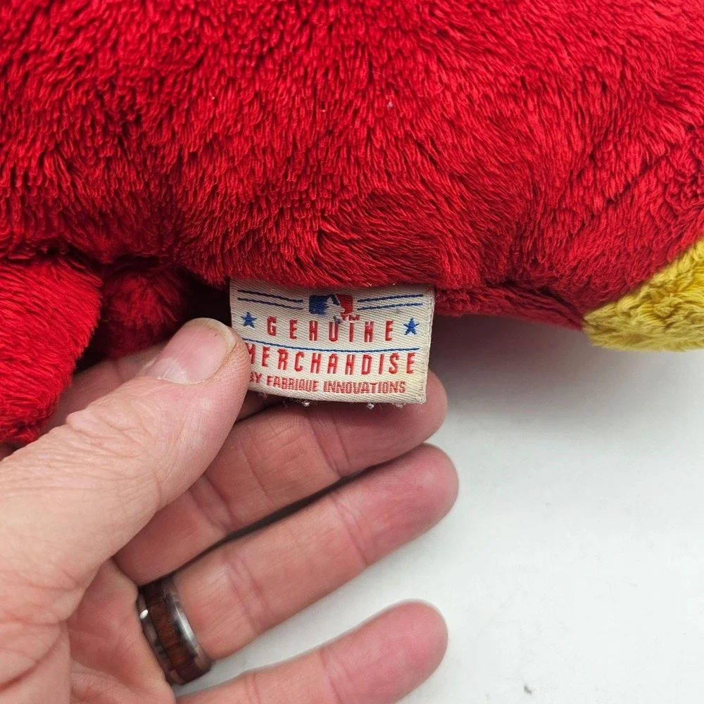 St. Louis Cardinals Plush Figure One Size Red MLB Baseball Folding Pillow Pets
